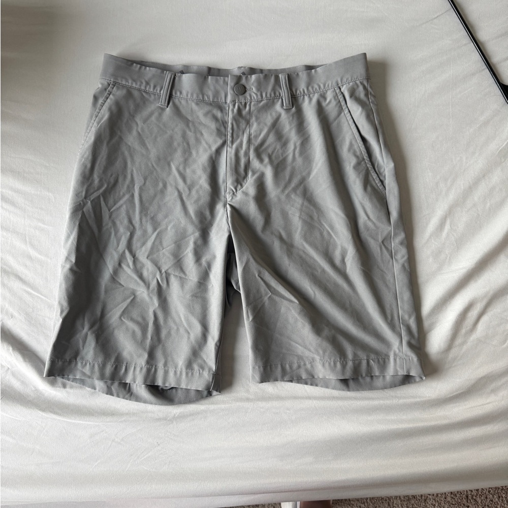 Adidas Gray Golf Shorts Lightweight Performance